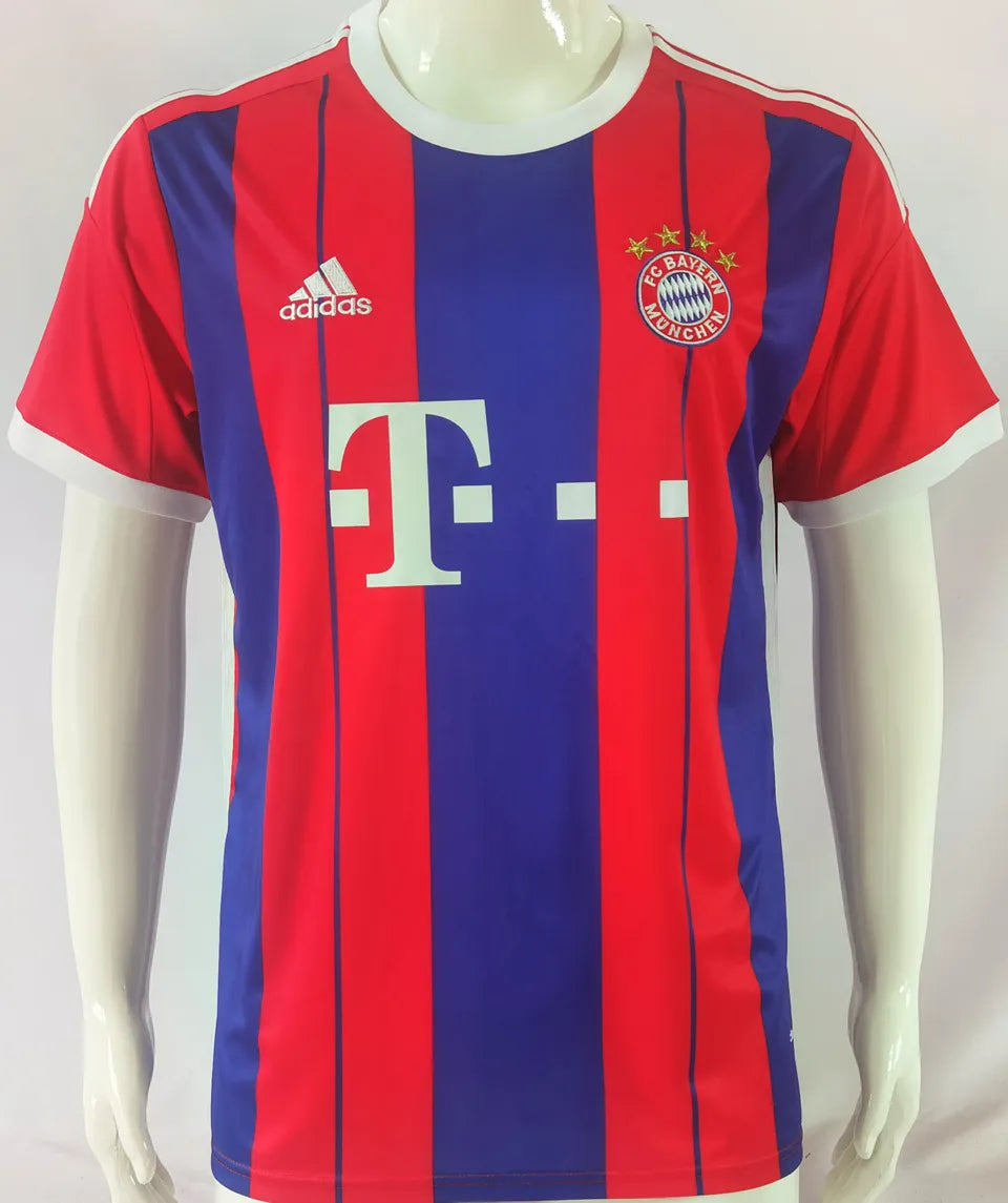 Jersey 2014/15 Bayern Munich Local Manga corta Versión Fan Retro