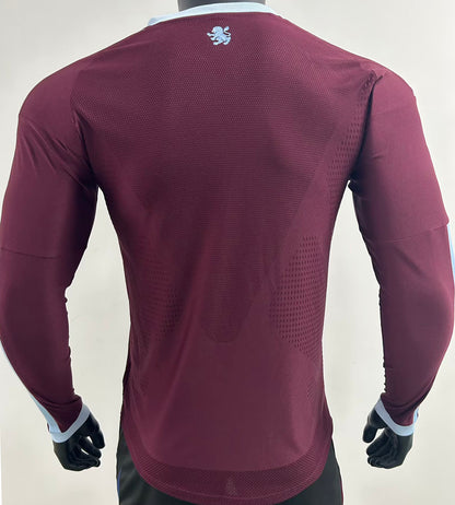 Jersey 2026/27 Aston Villa Local Manga larga Versión Jugador