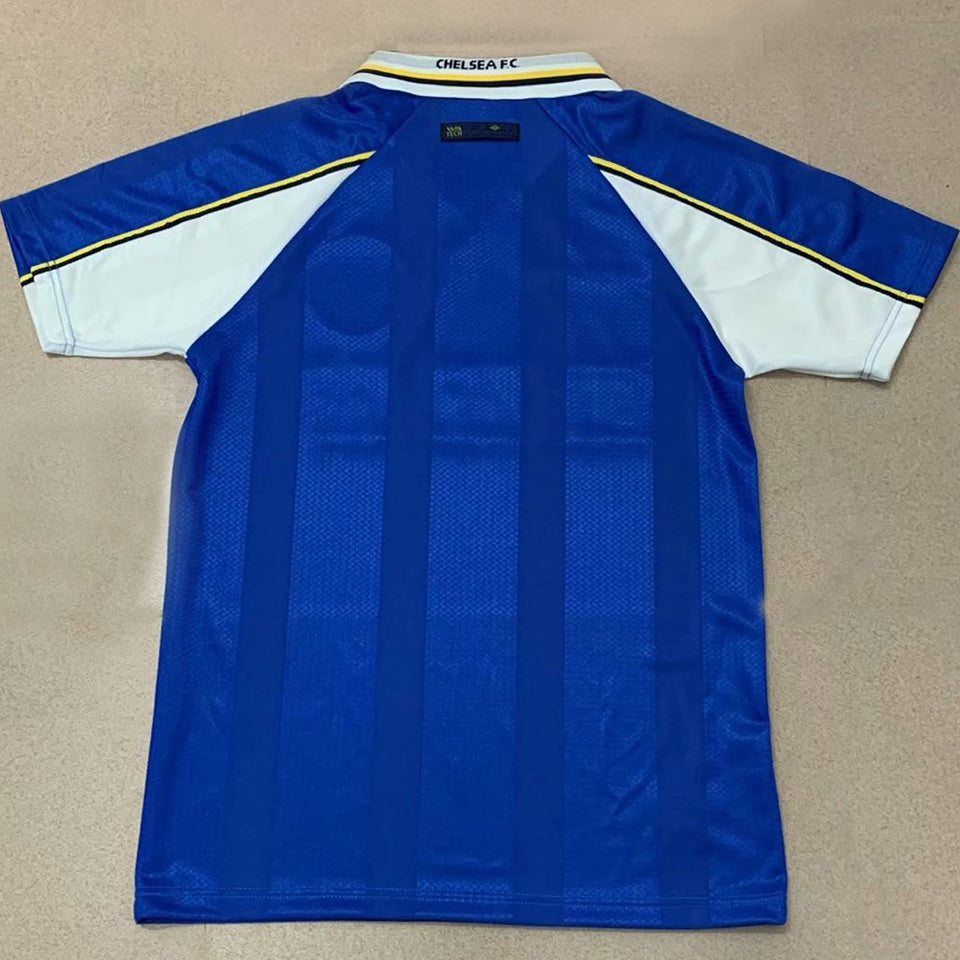 jersey 1998 chelsea local manga corta versión fan retro