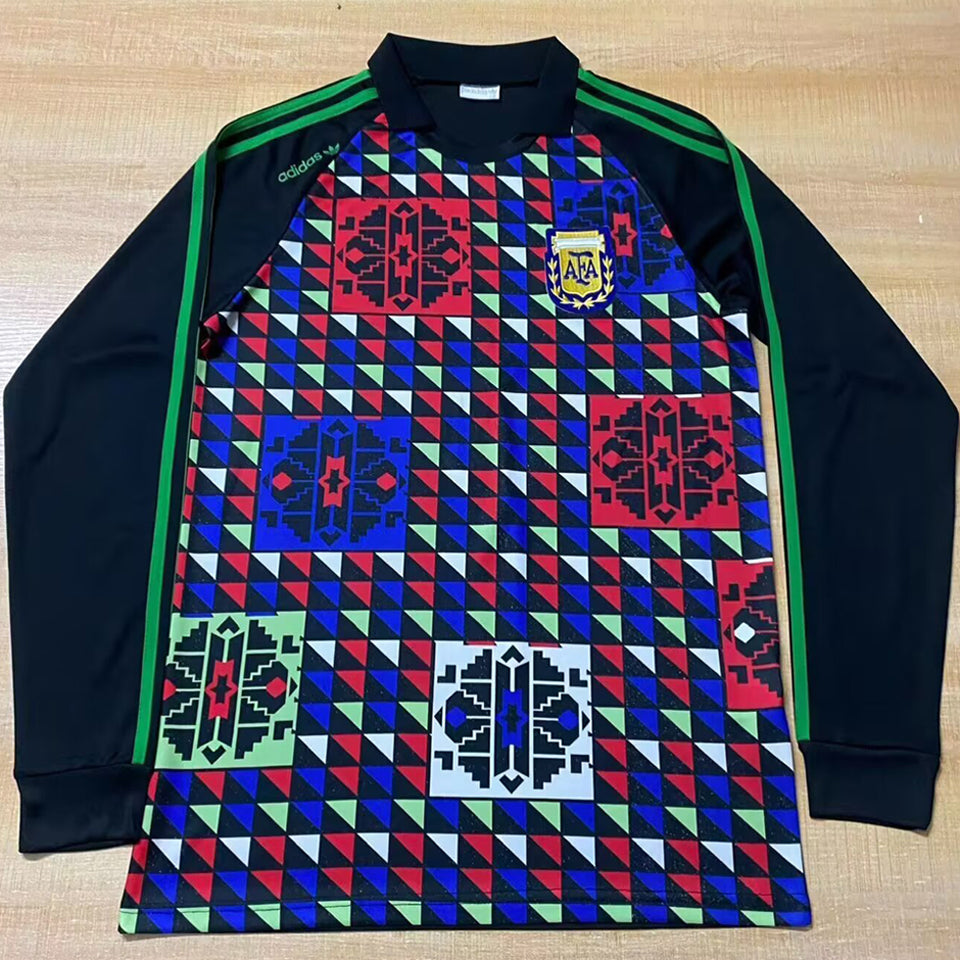 1990 argentina portero versión fan selecciones retro