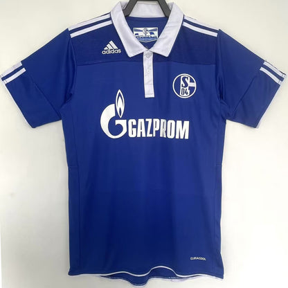 Jersey 2010/11 Schalke 04 Local Manga corta Versión Fan Retro