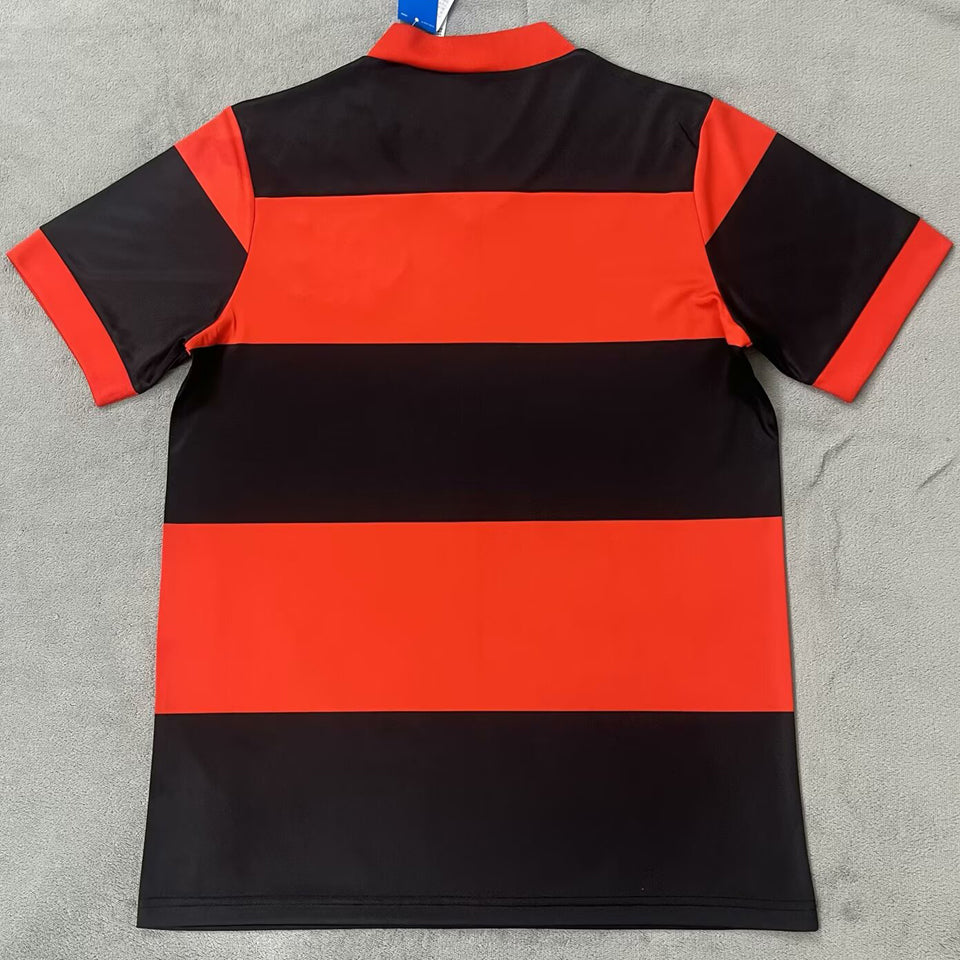 jersey 2025 flamengo especial manga corta versión fan retro