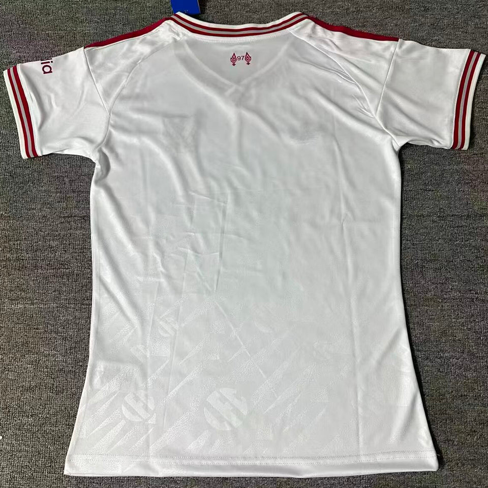 jersey 2026/27 liverpool visitante manga corta mujer