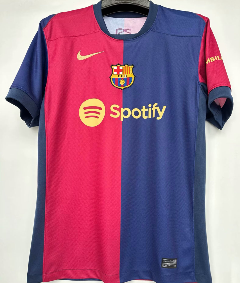 jersey 2024/25 barcelona local manga corta versión fan