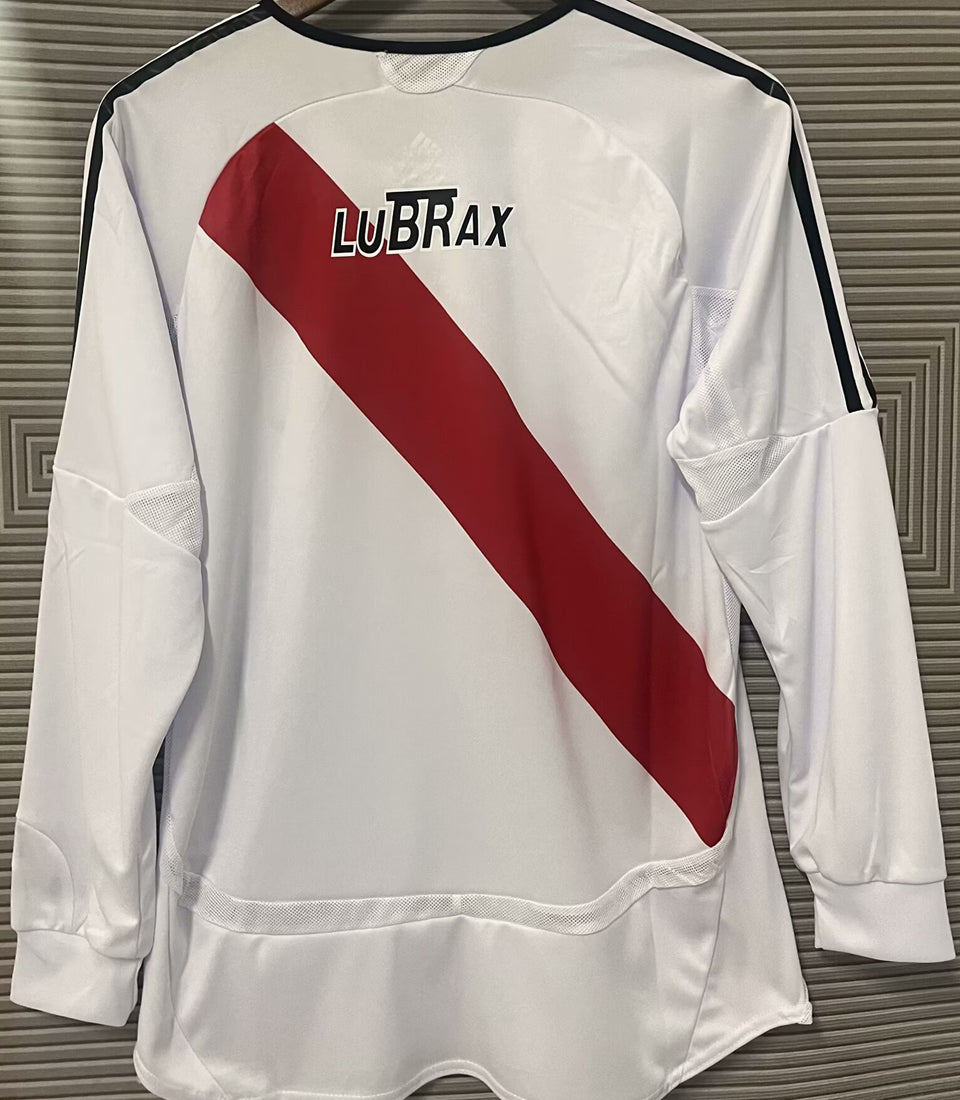 Jersey 2006/07 River Plate Local Manga larga Versión Fan Retro