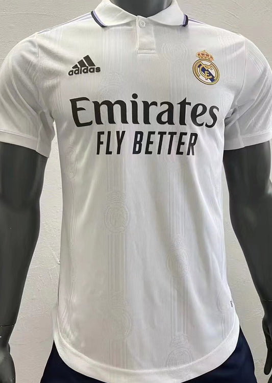 Jersey 2022/23 Real Madrid Local Manga corta Versión Jugador