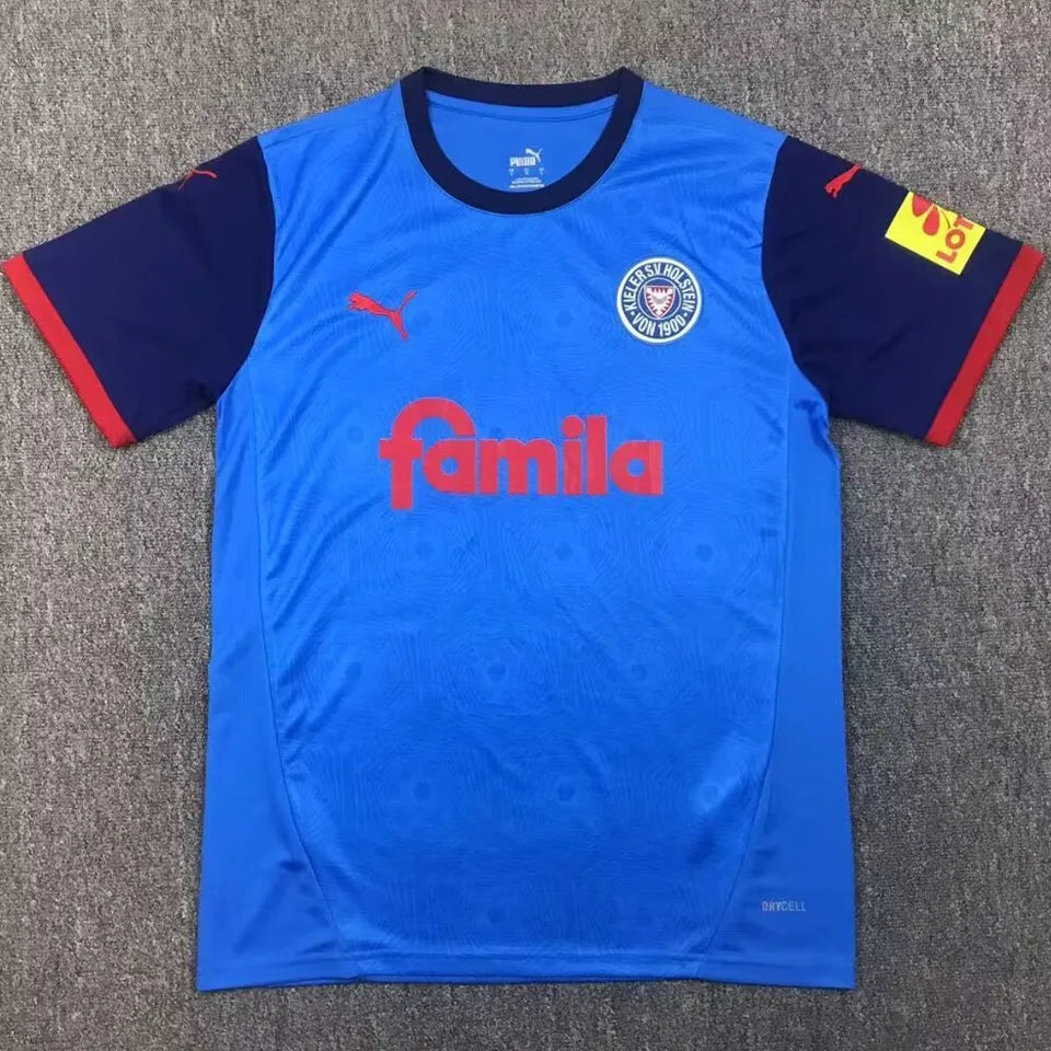 Jersey 2024/25 Holstein Kiel Local Manga corta Versión Fan