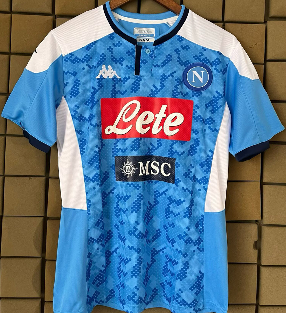 jersey 2019/2020 napoli especial manga corta versión fan retro