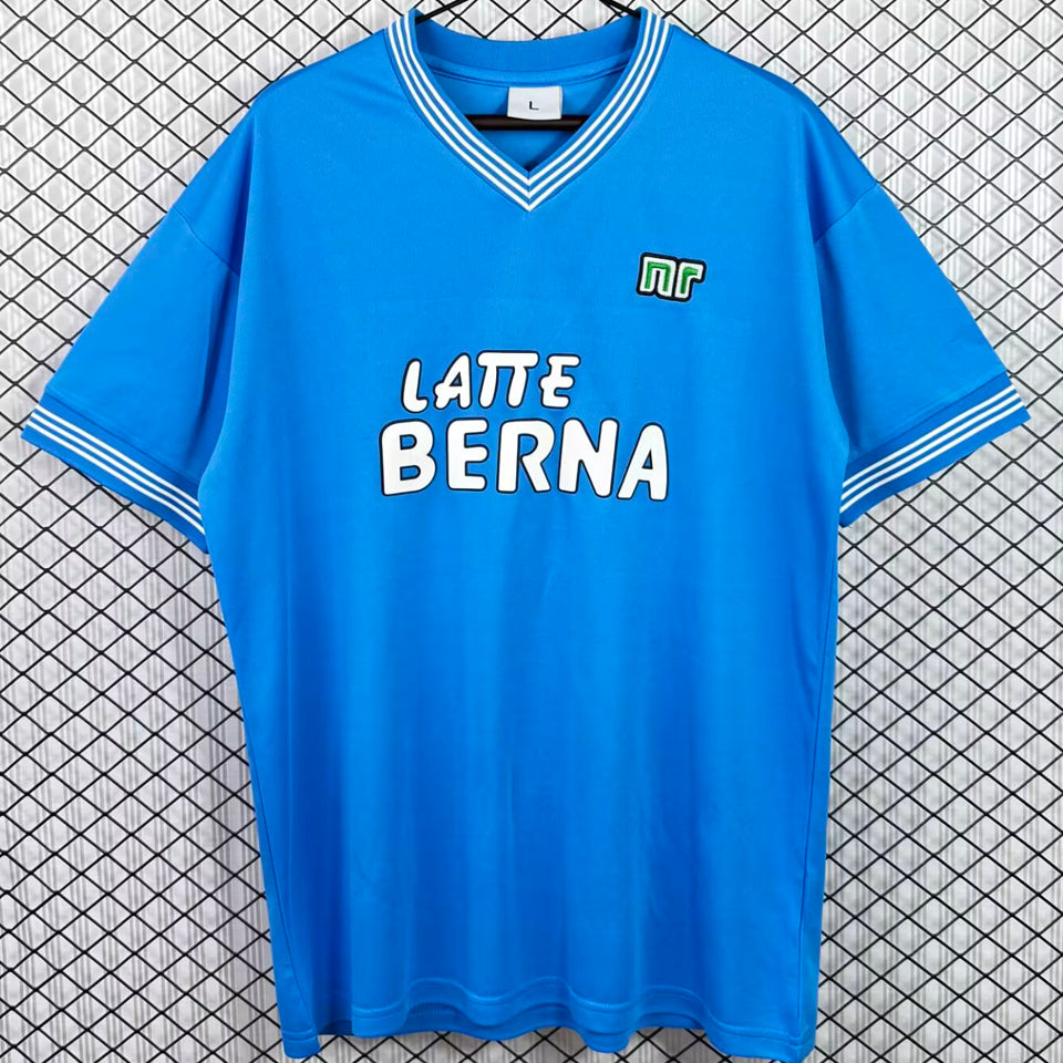 jersey 1983/1984 napoli local manga corta versión fan retro