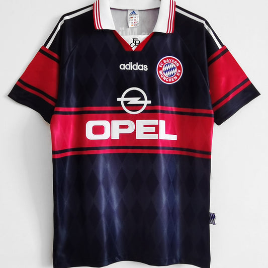 Jersey 1997/1999 Bayern Munich Local Manga corta Versión Fan Retro