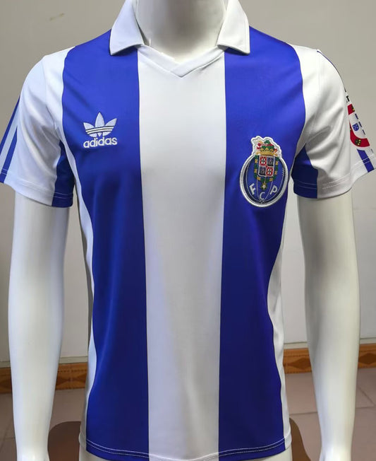 Jersey 1986/1987 Porto Local Manga corta Versión Fan Retro