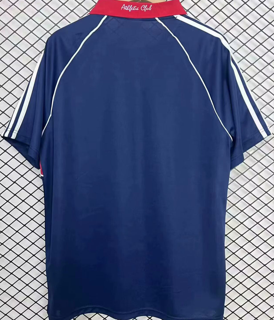 jersey 1999/2000 bilbao at visitante manga corta versión fan retro