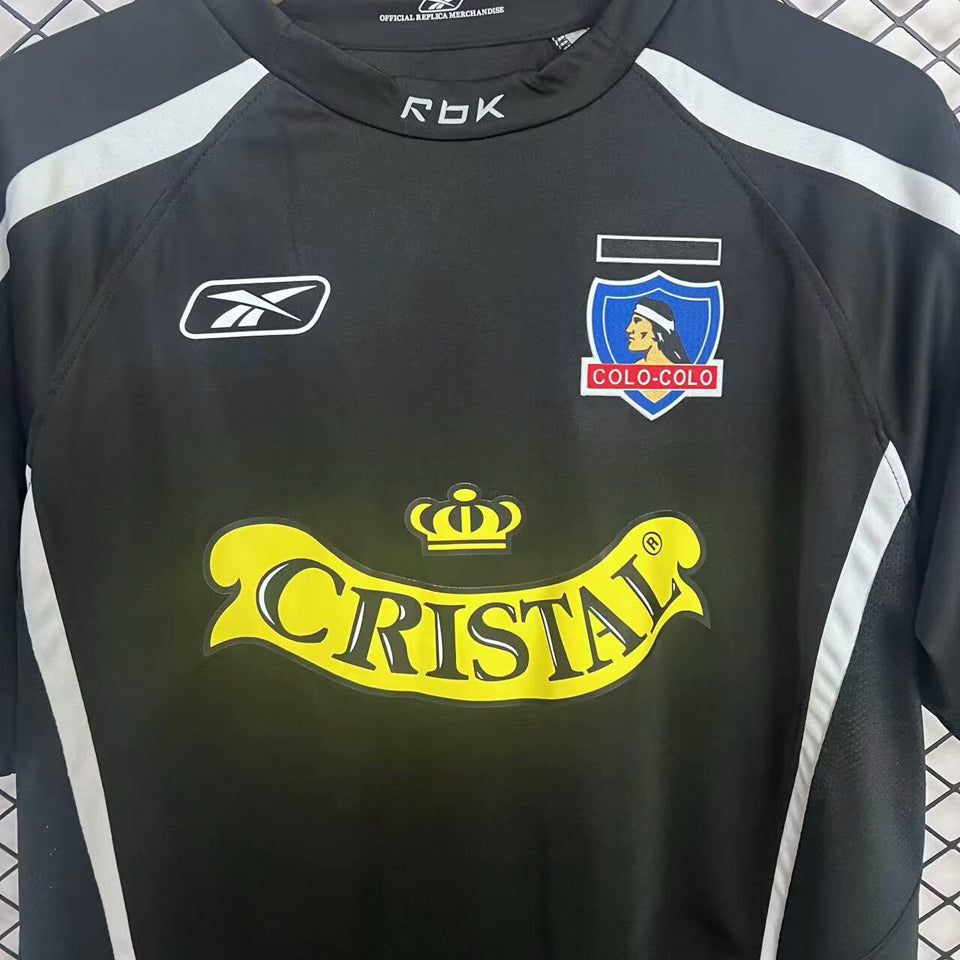 jersey 2005 colo-colo visitante manga corta versión fan retro