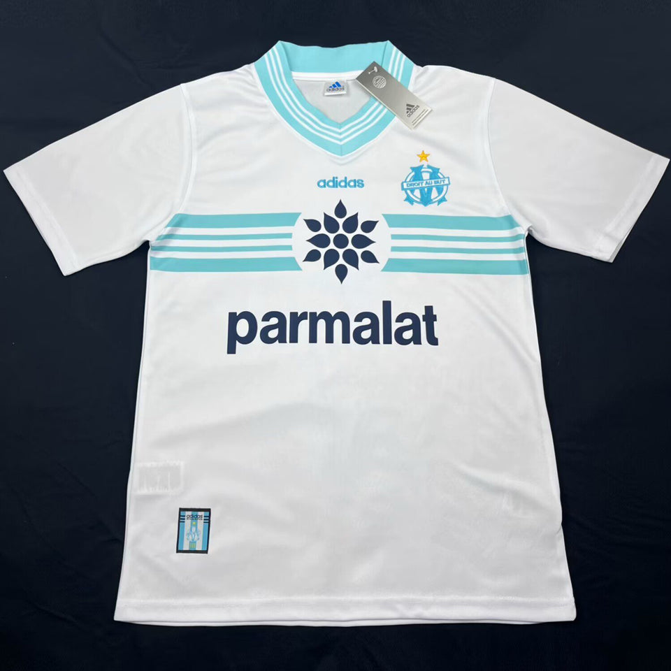 jersey 1996/97 marseille local manga corta versión fan retro