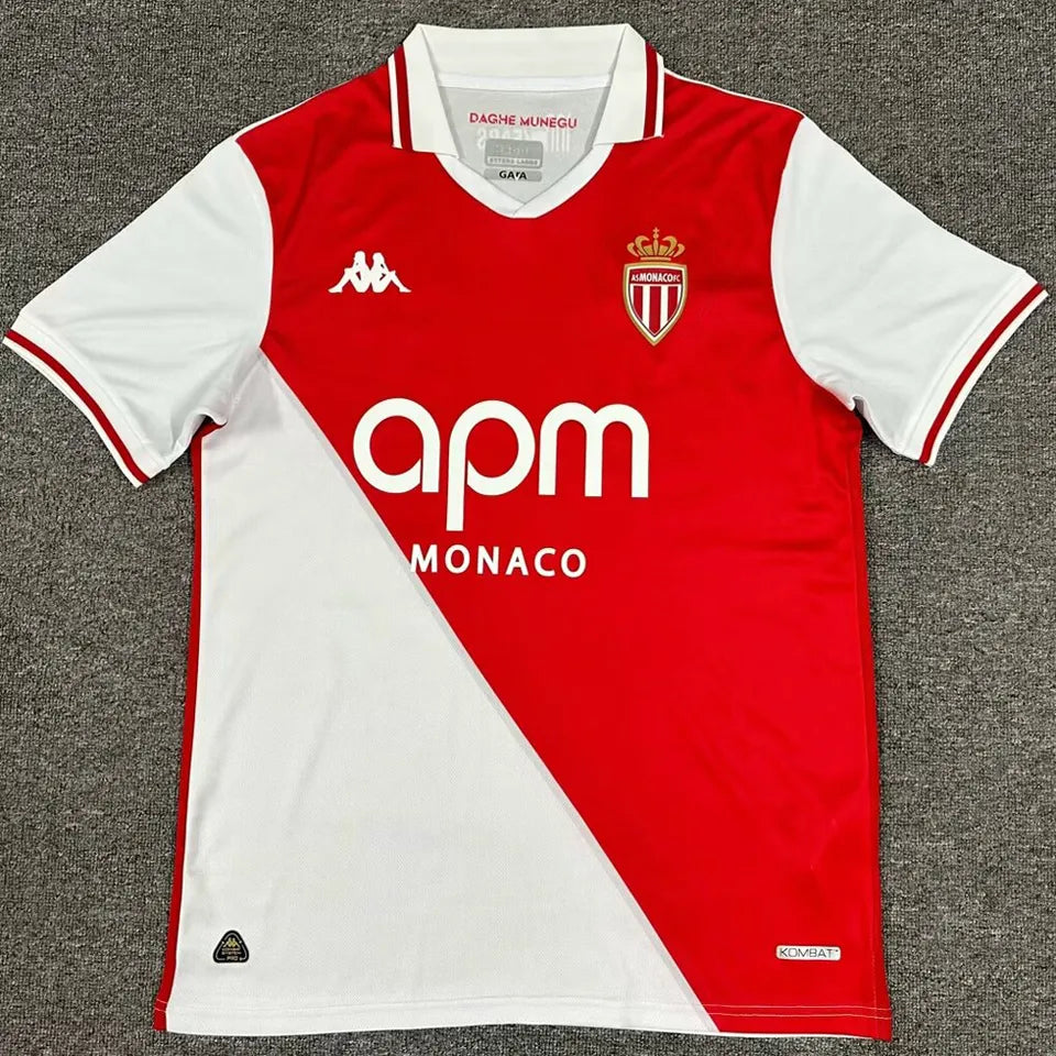 Jersey 2024/25 Monaco Local Manga corta Versión Fan