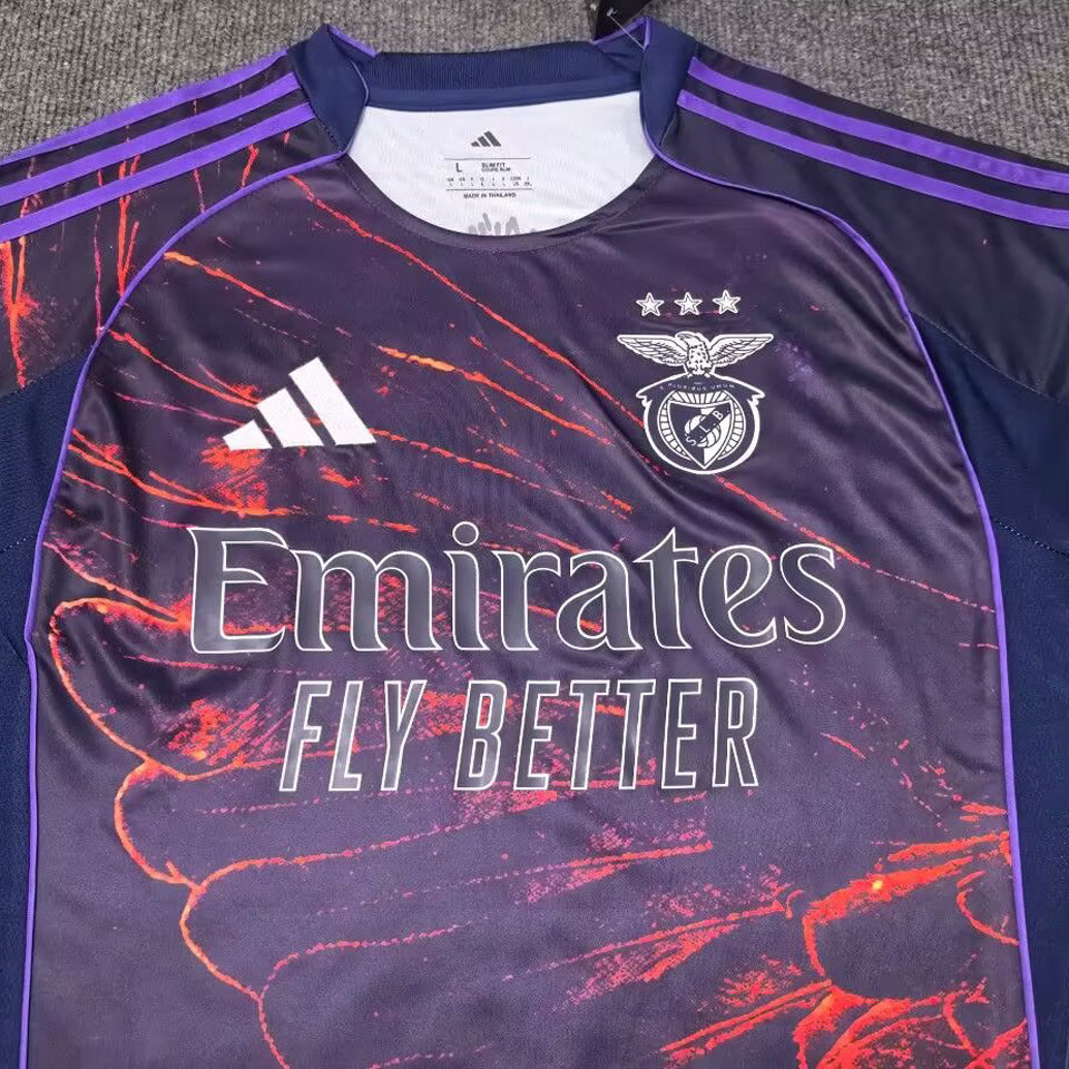 jersey 2025/26 benfica especial manga corta versión fan