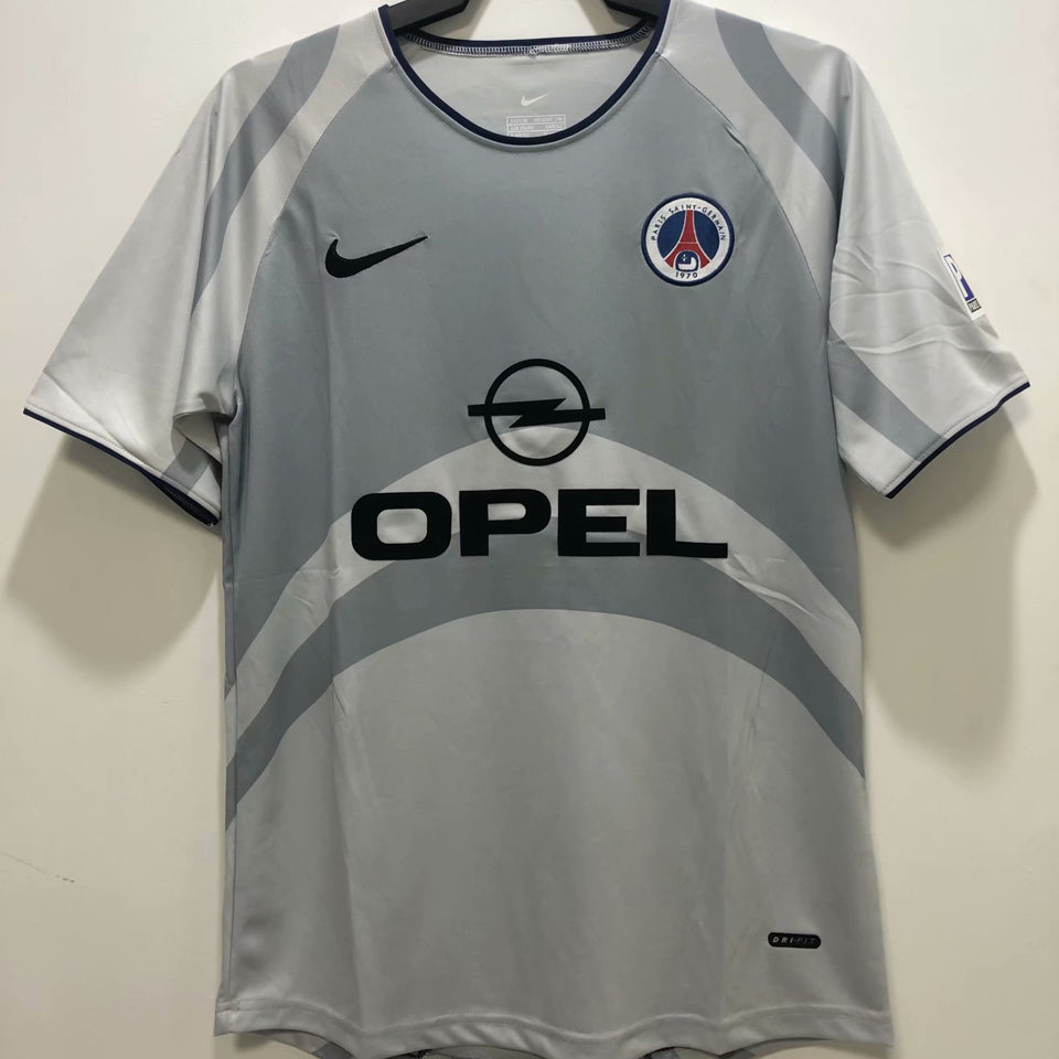 jersey 2001/2002 psg tercero manga corta versión fan retro