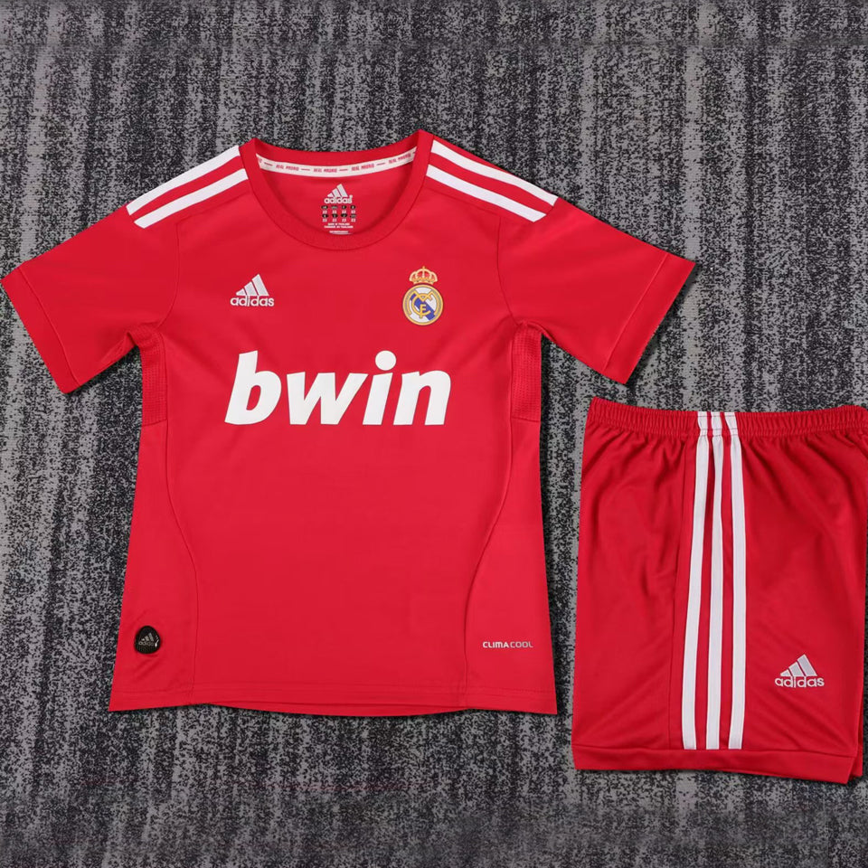 jersey 2011/12 real madrid tercero manga corta niño retro
