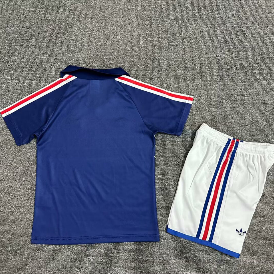 1982/84 Francia Local Niño Selecciones Retro