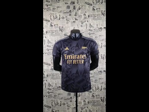 jersey 2022/23 arsenal visitante manga corta versión fan