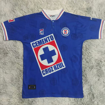 Jersey 1997/98 Cruz Azul Local Manga corta Versión Fan Retro