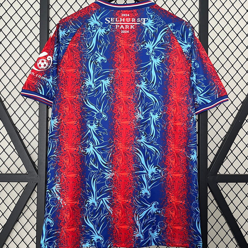 jersey 2024/25 crystal palace local manga corta versión fan