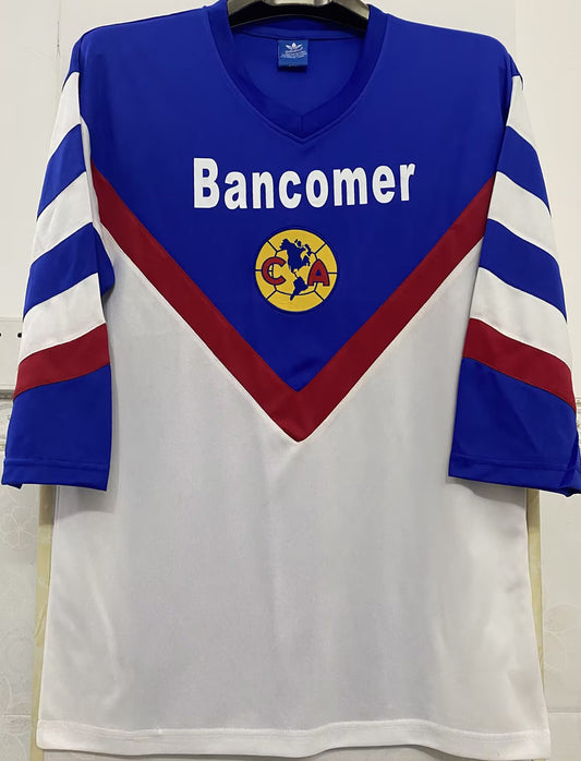 Jersey 1988/89 Club America Visitante Manga corta Versión Fan Retro