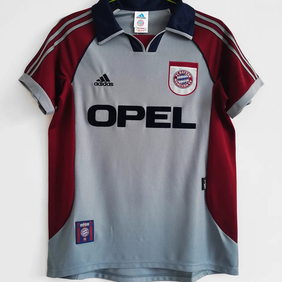 Jersey 1998/1999 Bayern Munich Visitante Manga corta Versión Fan Retro