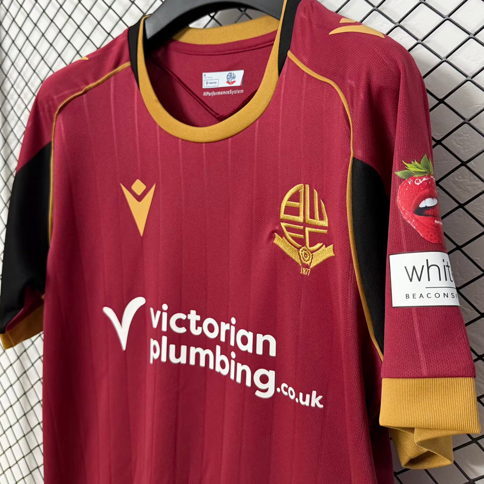 jersey 2026/27 bolton wanderers visitante manga corta versión fan