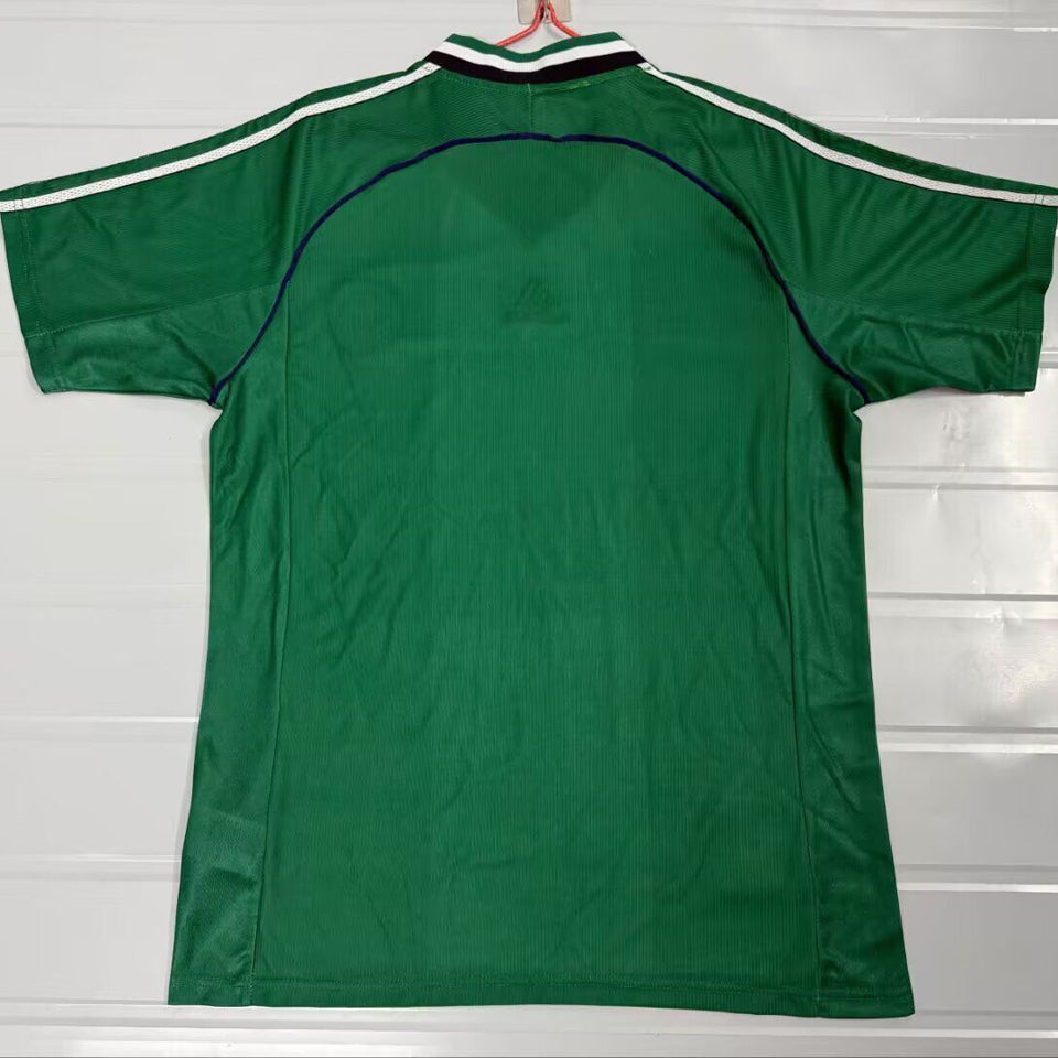jersey 1998/1999 panathinaikos local manga corta versión fan retro