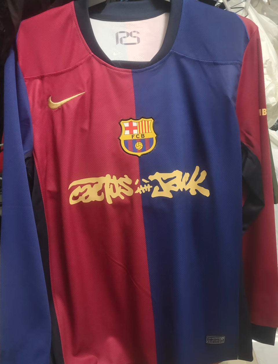 Jersey 2024/25 Barcelona Local Manga larga Versión Fan