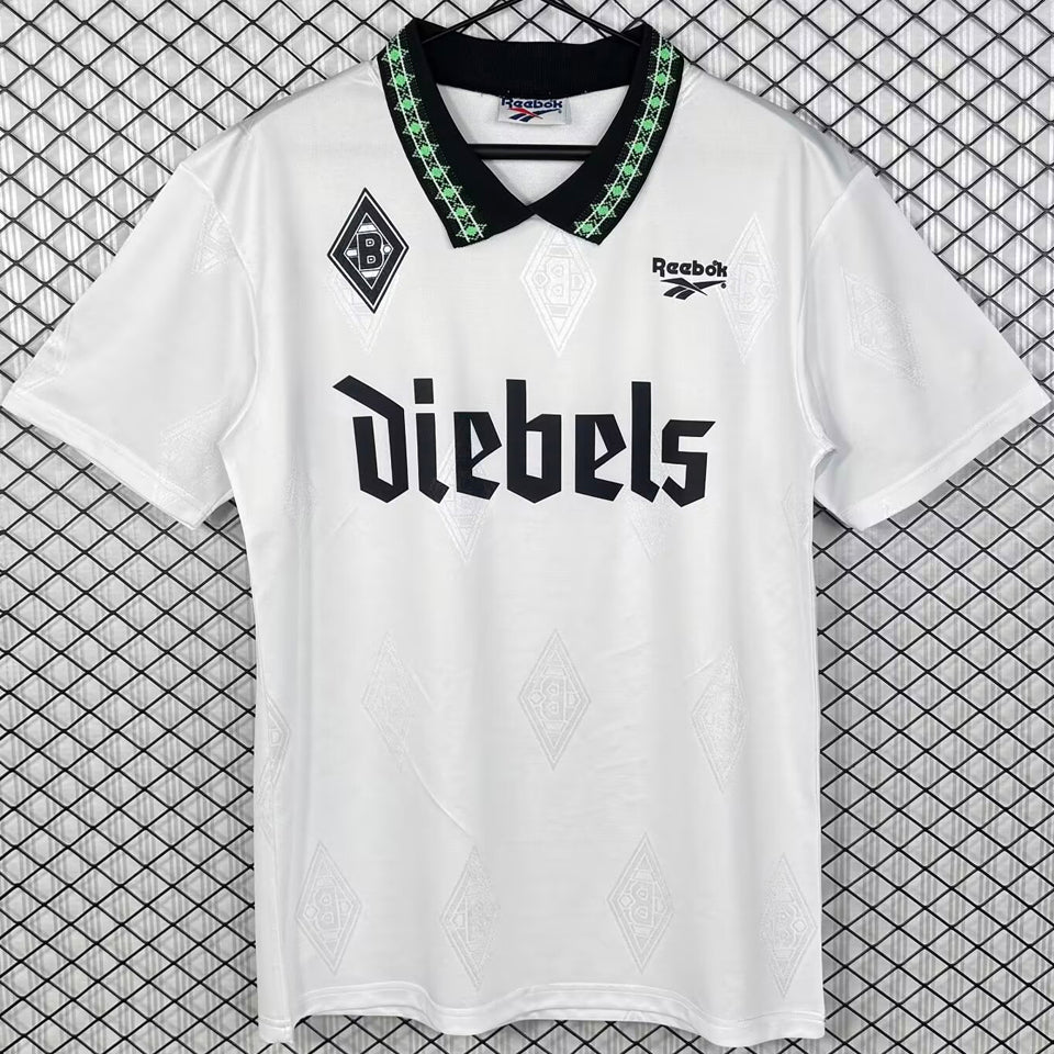 jersey 1995/1996 monchengladbach local manga corta versión fan retro