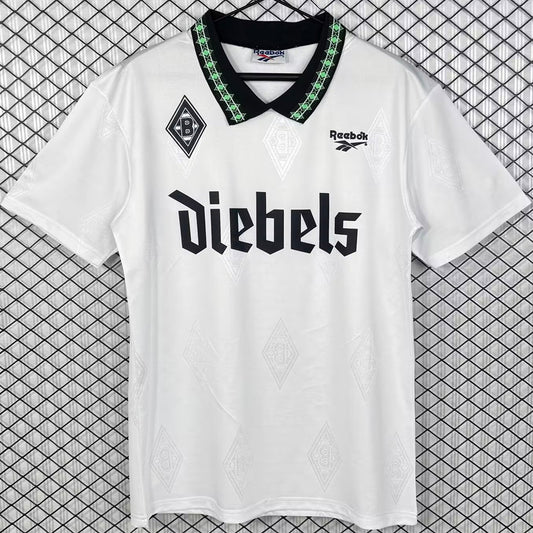 Jersey 1995/1996 Monchengladbach Local Manga corta Versión Fan Retro