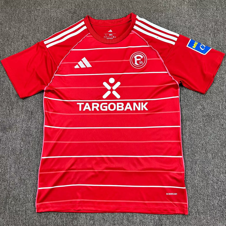 Jersey 2025/26 Fortuna Dusseldorf Hoem Especial Manga corta Versión Fan