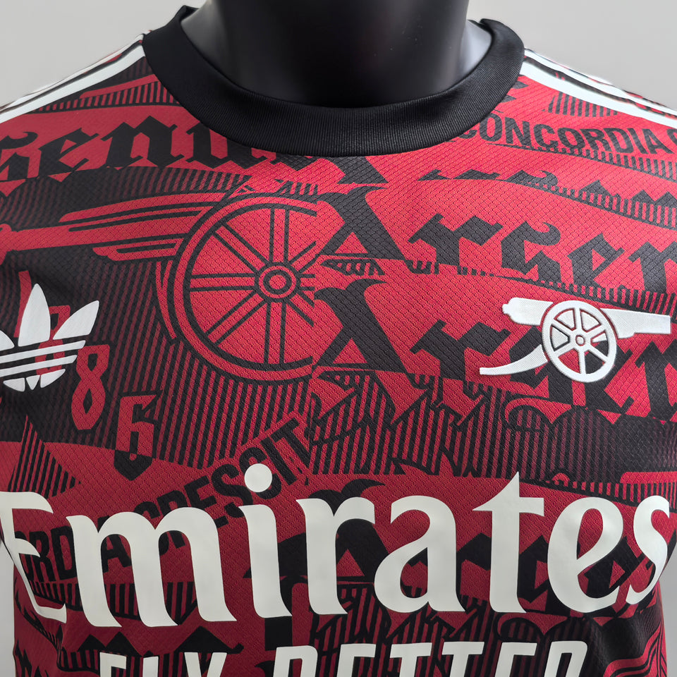 jersey 2025 arsenal especial manga corta versión jugador