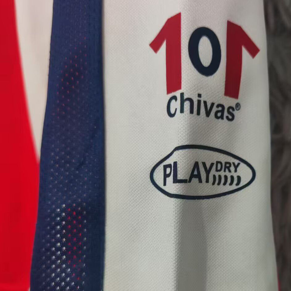 Jersey 2006/2007 Chivas Local Manga larga Versión Fan Retro