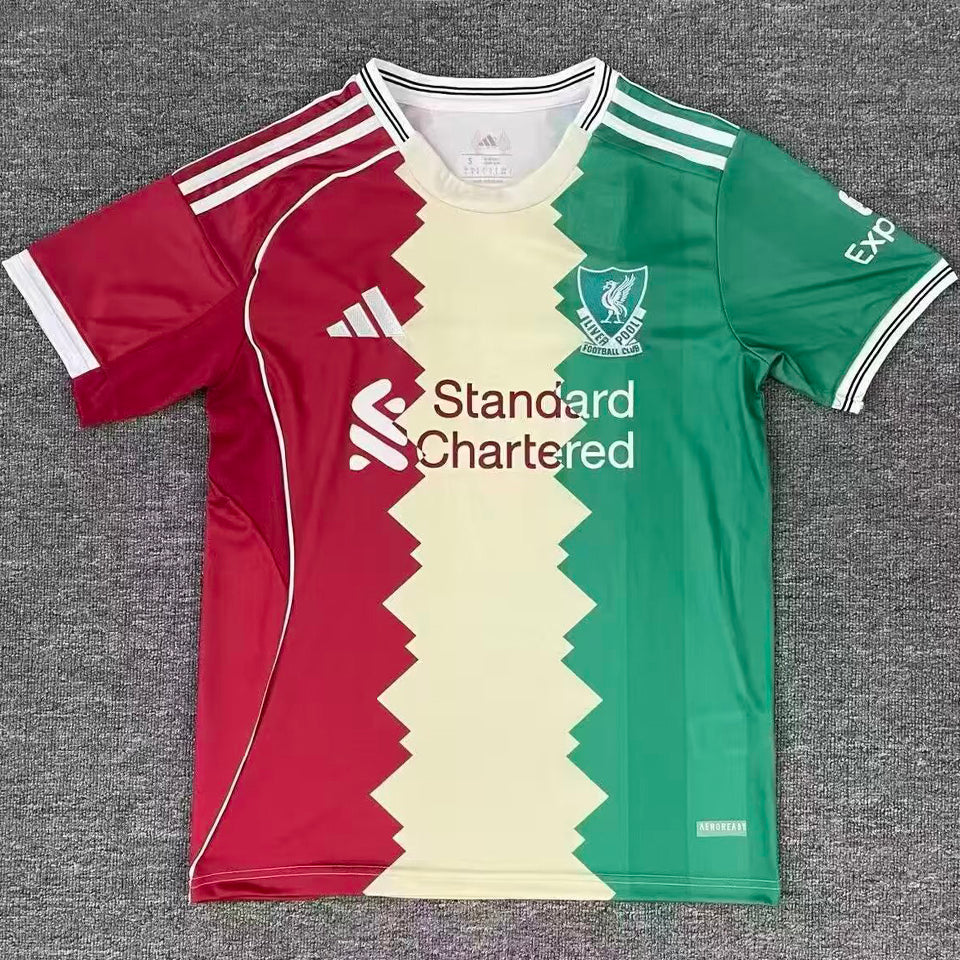 jersey 2025/26 liverpool especial manga corta versión fan