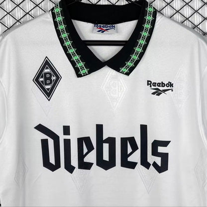 Jersey 1995/1996 Monchengladbach Local Manga corta Versión Fan Retro