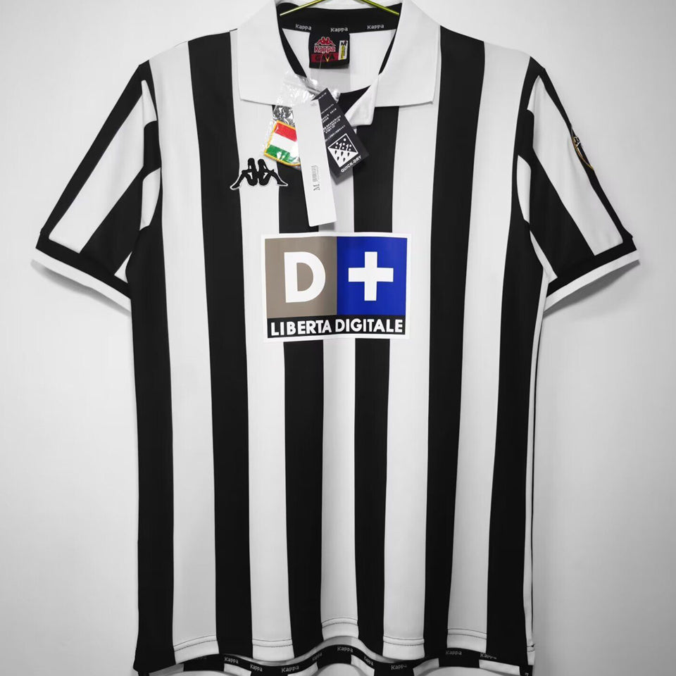 jersey 1998/99 juventus local manga corta versión fan retro
