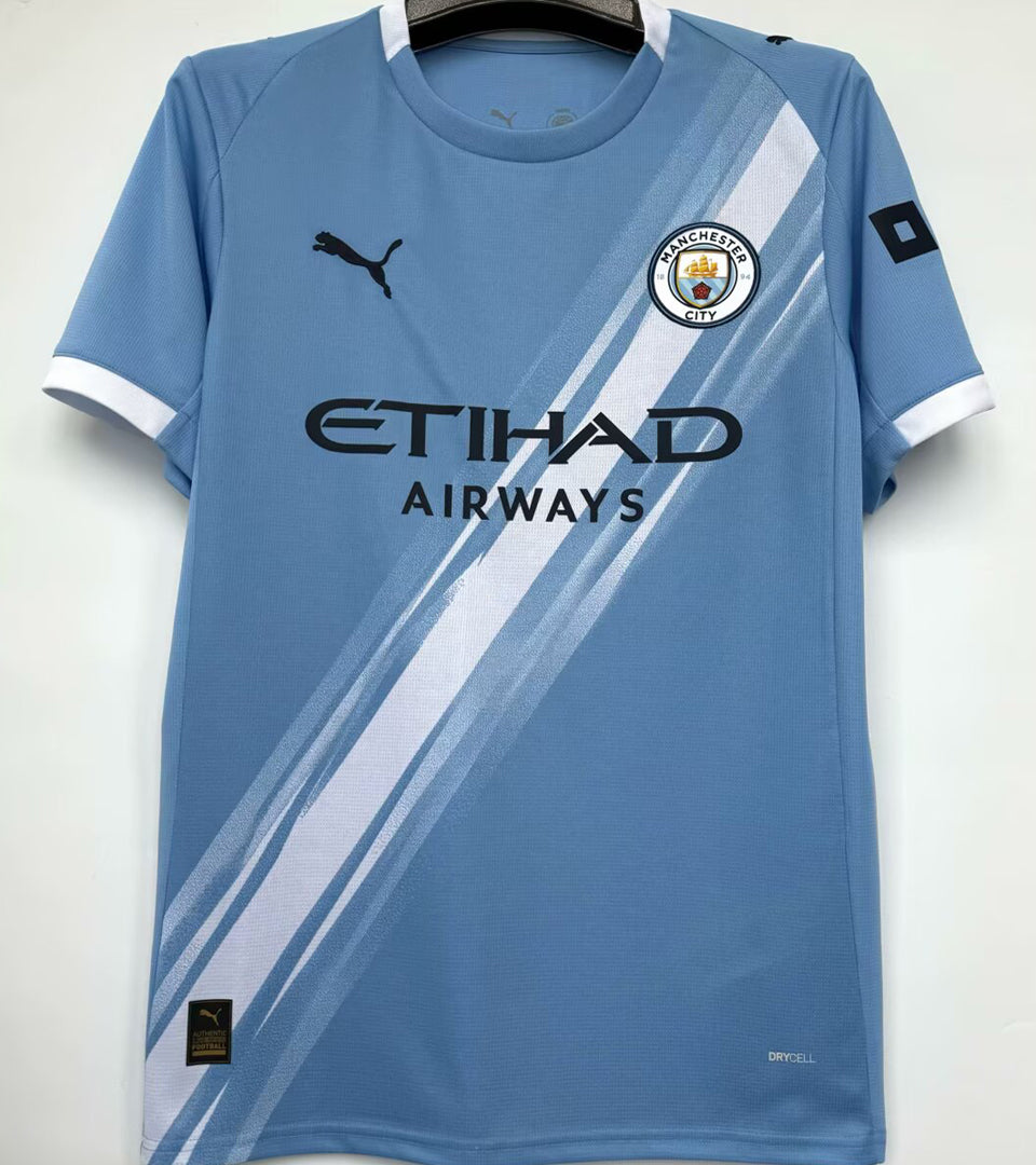 jersey 2025/26 manchester city local manga corta versión fan