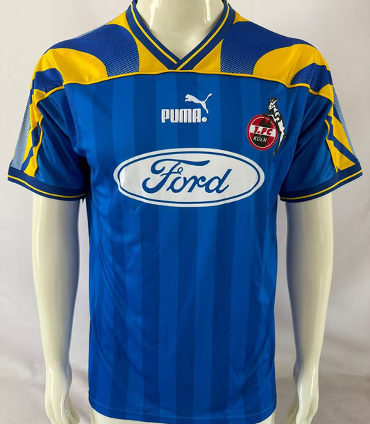 Jersey 1995/1996 1. FC Koln Visitante Manga corta Versión Fan Retro