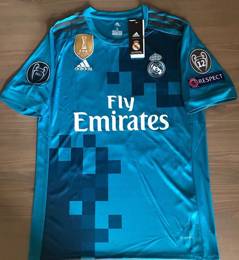 2017/18 real madrid parches/letras