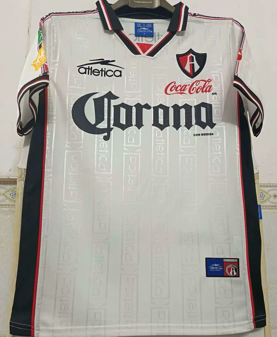 jersey 1999/2000 atlas visitante manga corta versión fan retro