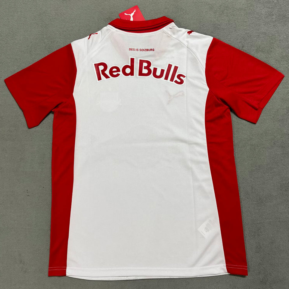 jersey 2025/26 rb salzburg bull local manga corta versión fan