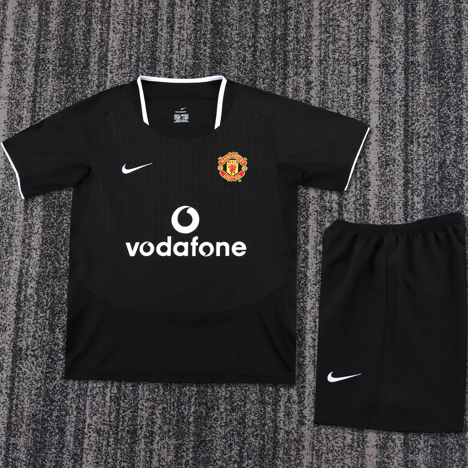 Jersey 2003/2005 Manchester United Visitante Manga corta Niño Retro
