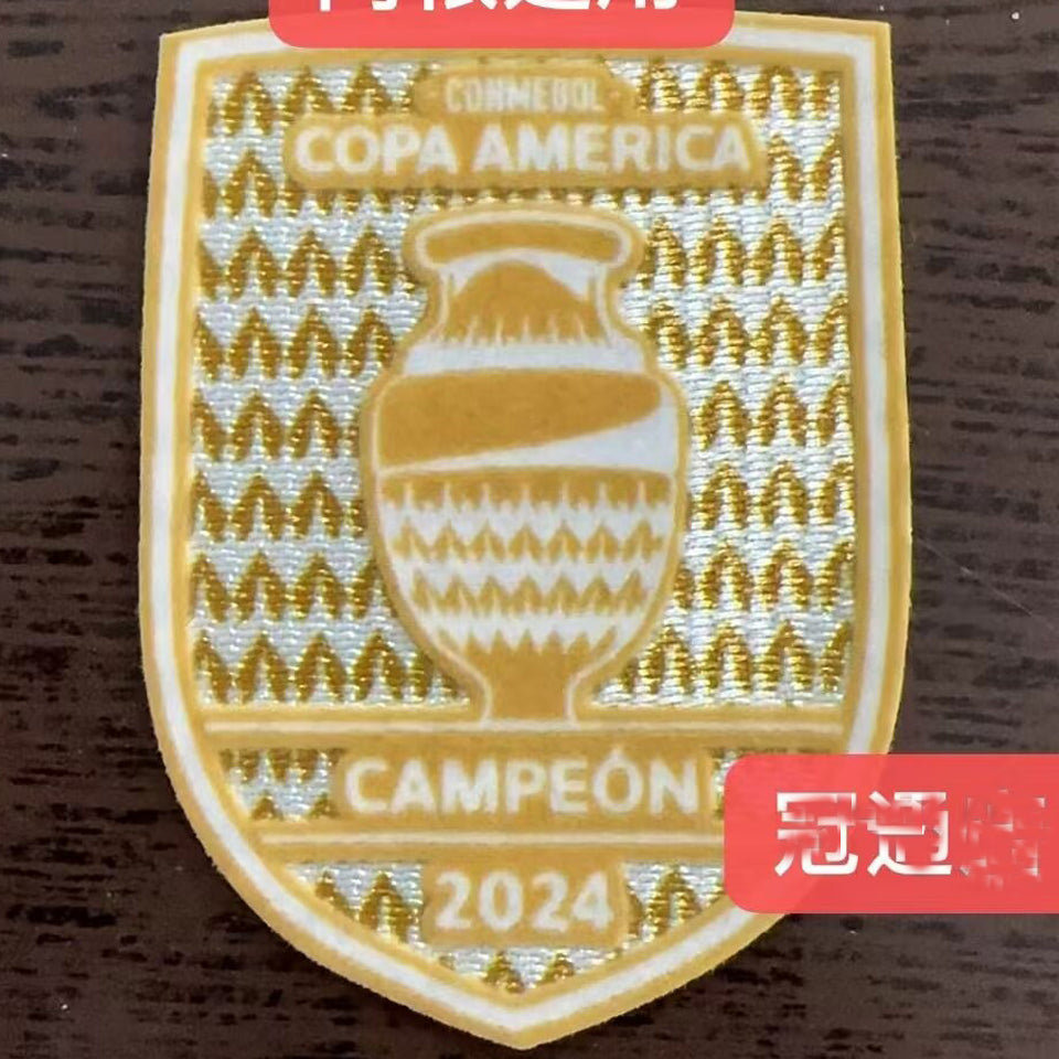 2024 conmebol copa américa patch campeon parches/letras