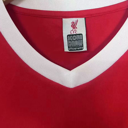 Jersey 1979 Liverpool Local Manga corta Versión Fan Retro