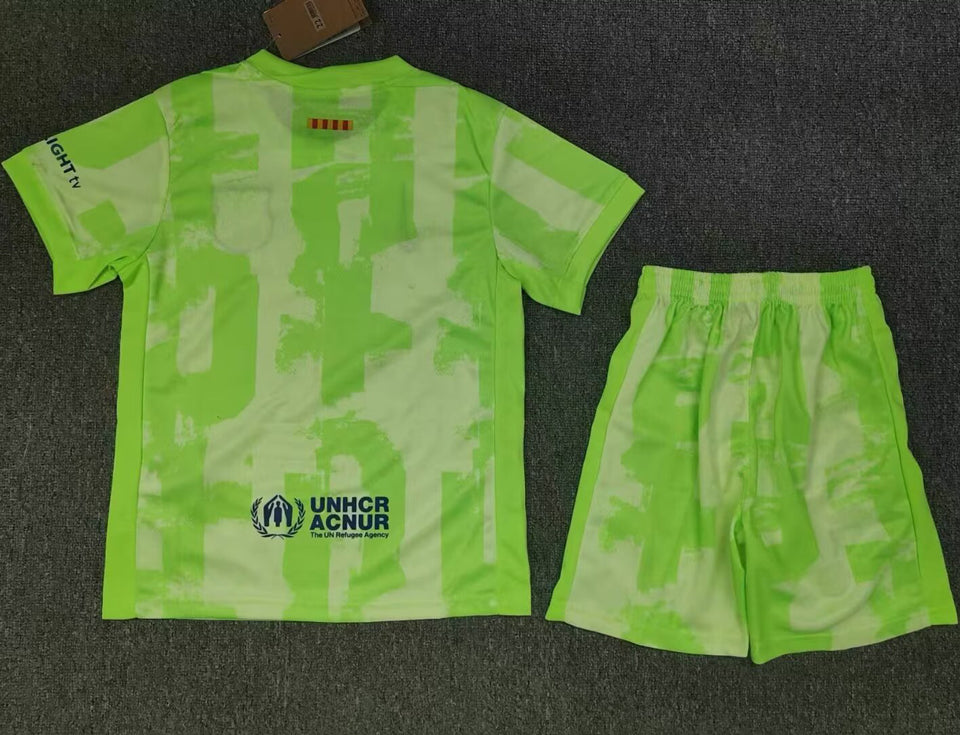Jersey 2024/25 Barcelona Tercero Manga corta Niño