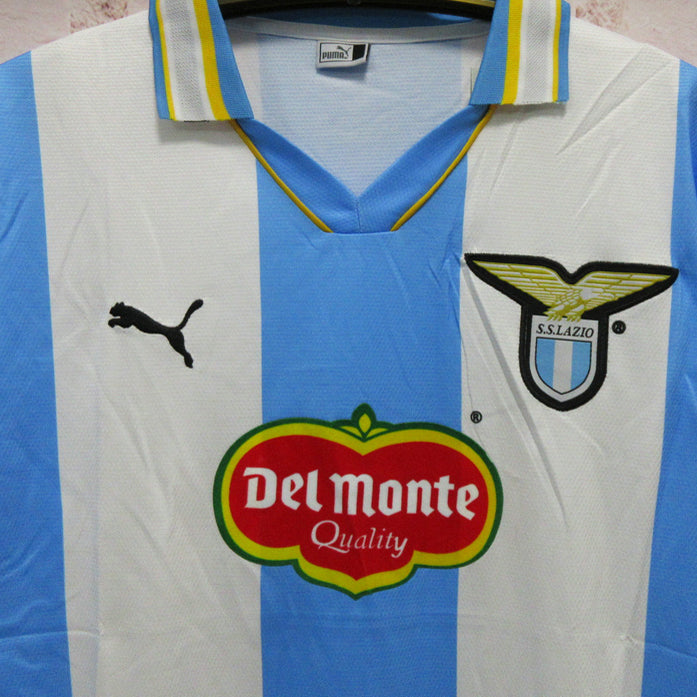jersey 1999 lazio local manga corta versión fan retro