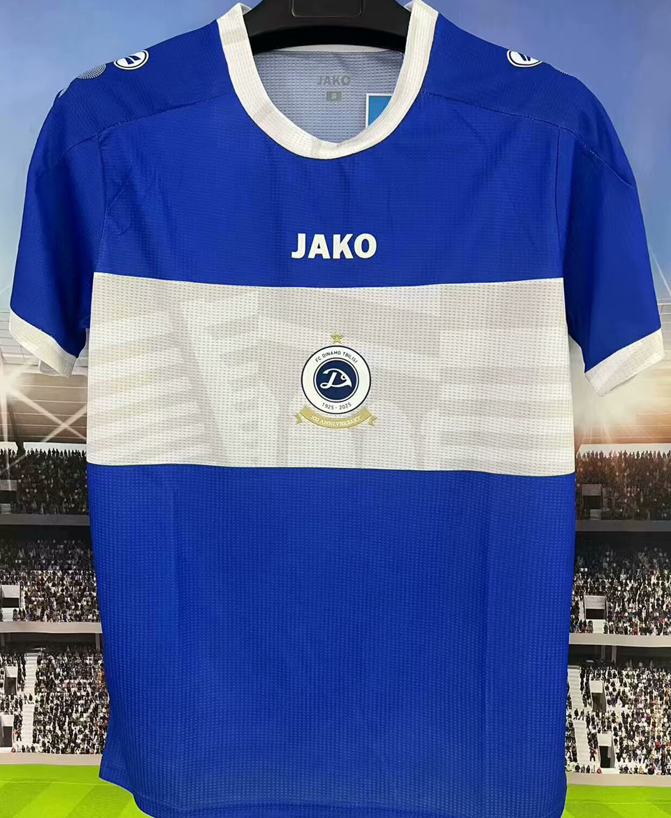 jersey 2025/26 dinamo tbilisi local manga corta versión fan